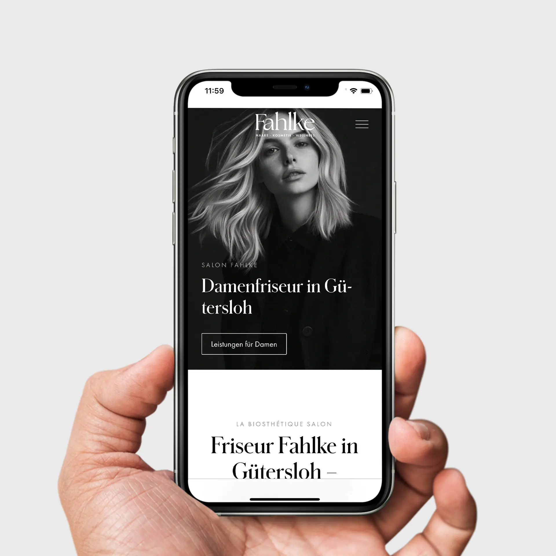 Neue Friseur Website notthoff